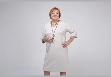 Ирина Паукште Платье-бочонок из джерси. Пошив 2020 слив