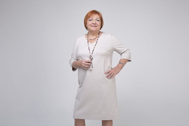 Ирина Паукште Платье-бочонок из джерси. Пошив 2020 слив курса