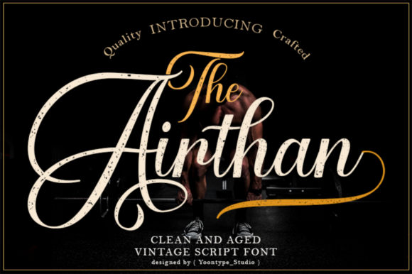 Creativefabrica The Airthan Font 2021 слив курса