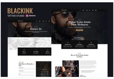 Themeforest Blackink - Tattoo Studio Elementor Template Kit скачать слив