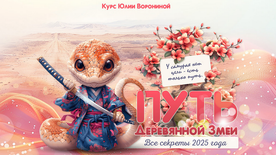 Юлия Воронина Путь Деревянной змеи. Все секреты 2025 года. Тариф Голд 2025 слив курса