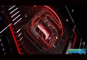 Creatiflux Графическая сцена 6Red Animated C4D Octane 2019 слив