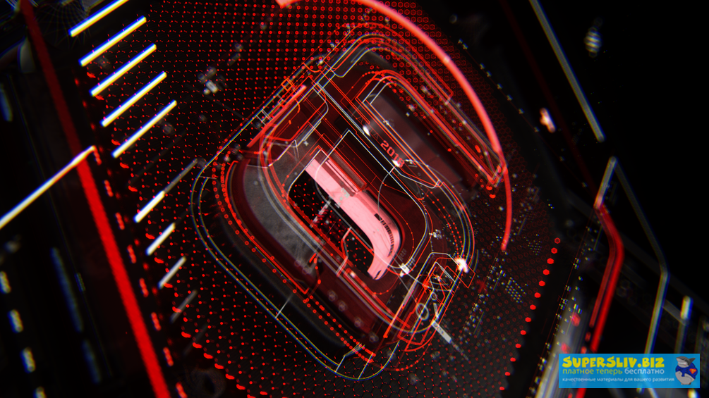 Creatiflux Графическая сцена 6Red Animated C4D Octane 2019 слив курса