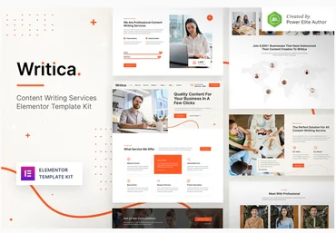 Themeforest Writica – Content Writing Services Elementor Template Kit скачать слив
