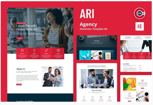 Themeforest ARI - Agency Template Kit слив курса