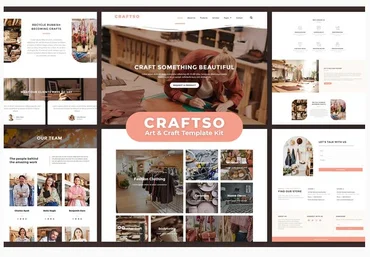 Themeforest Craftso - Crafting Elementor Template Kit скачать слив