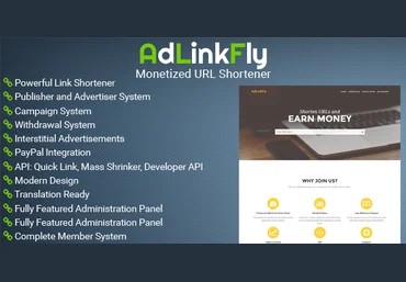 AdLinkFly v1.1.0 - скрипт сервиса коротких ссылок слив