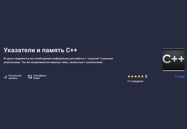 Stepik Vitaliy Bogodukhov — Указатели и память С++ 2024 слив