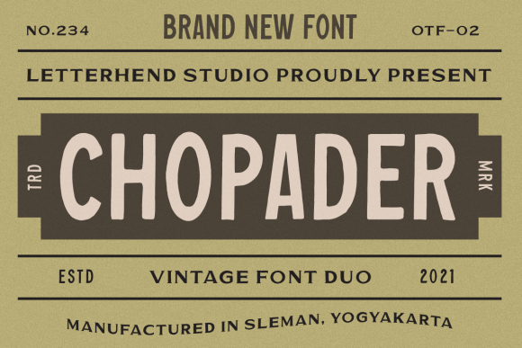 Creativefabrica Chopader Font слив курса