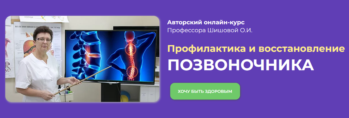 Ольга Шишова Профилактика и восстановление позвоночника 2022 слив курса