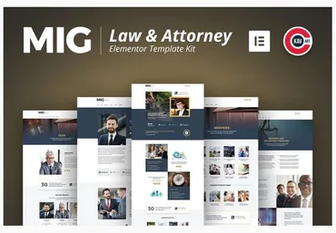 Themeforest Mig - Law & Attorney Template Kit слив