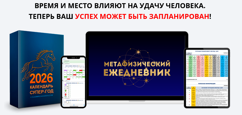 Владимир Захаров Календарь супер-год 2026 2025 слив курса