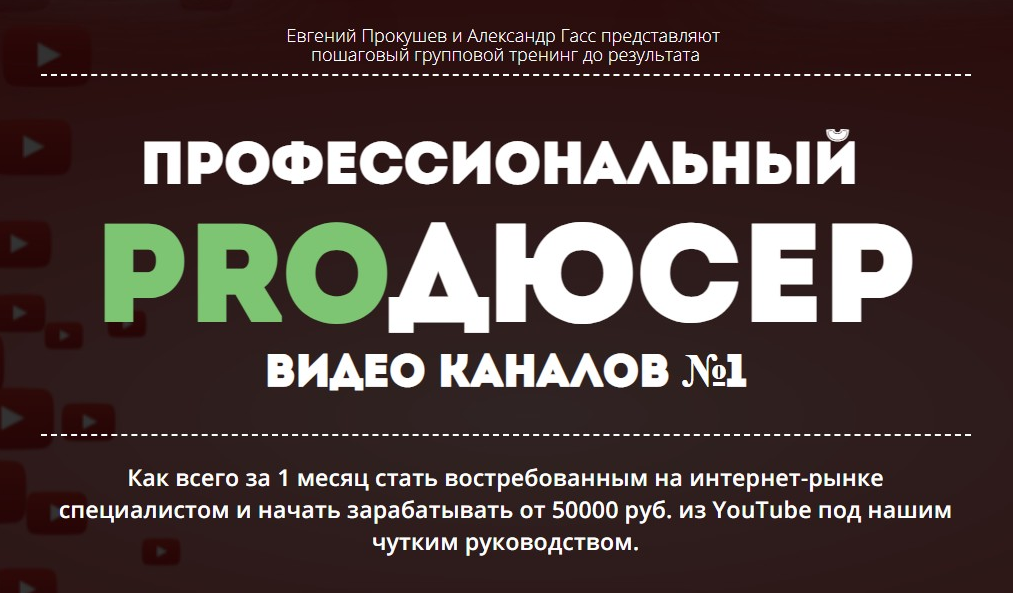 Академия Интернет-Профессий №1 Профессиональный Продюсер Видео каналов №1. Тариф «Заочник» 2021 слив курса