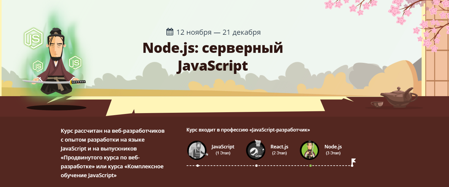 Loftschool Node.js: серверный JavaScript 2018 слив курса