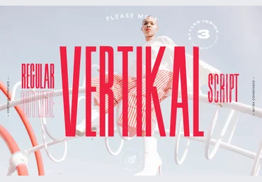 Creativemarket Vertikal Font 2021 скачать слив