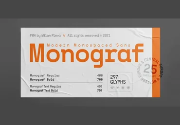 Myfonts Monograf Font 2021 скачать слив