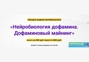Андрей Беловешкин Нейробиология дофамина - Дофаминовый майнинг 2020 слив
