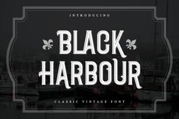 Creativefabrica Black Harbour Font слив курса