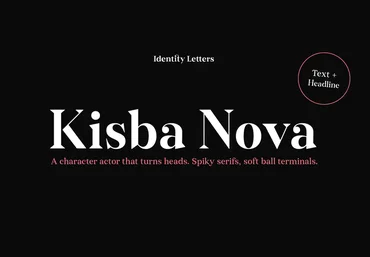 Myfonts Kisba Nova Font 2021 скачать слив