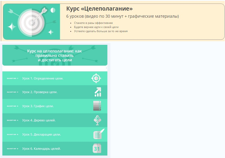 Целеполагание - Викиум 2016 слив курса