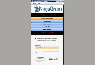 NinjaGram Instagram бот v3.1.1.0 слив