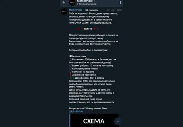 MarketPlace Белая схема за 2500 рублей с небольшими вложениями 2019 слив