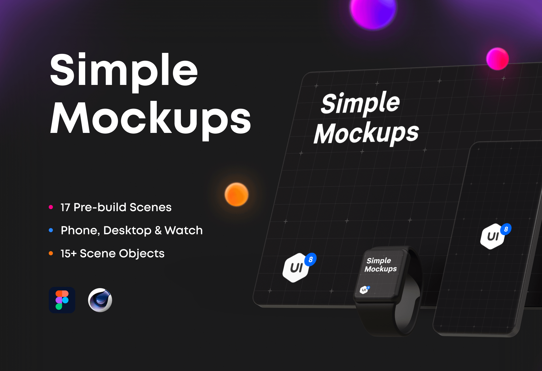 UI8 Simple Mockups 2.0 слив курса