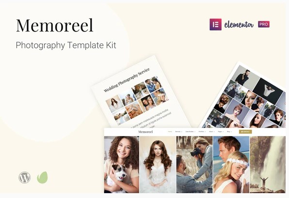 Themeforest Memoreel - Photography Template Kit слив курса