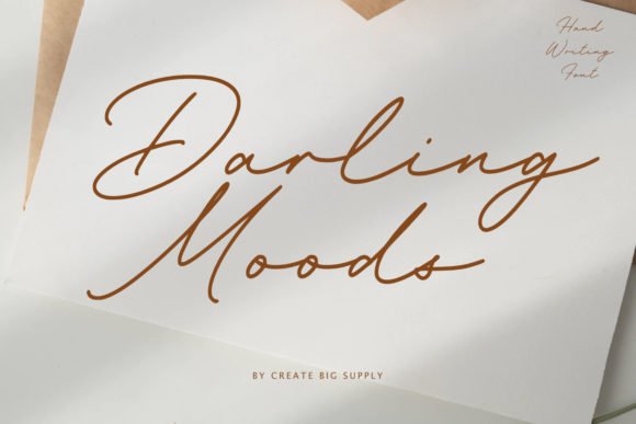 Creativefabrica Darling Moods Font 2021 слив курса