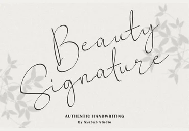 Creativefabrica Beauty Signature Font слив