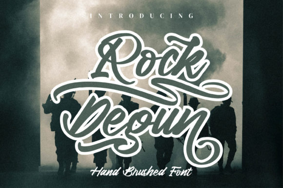 Creativefabrica Rock Degun Font слив курса
