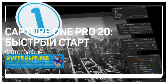 Александр Свет Capture One Pro 20: быстрый старт 2019 слив курса