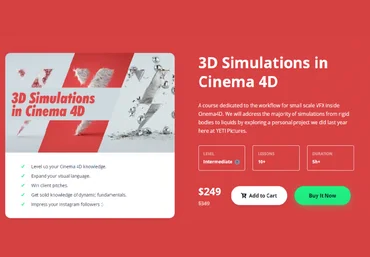 Motion Design School 3D Simulations in Cinema 4D 2020 слив