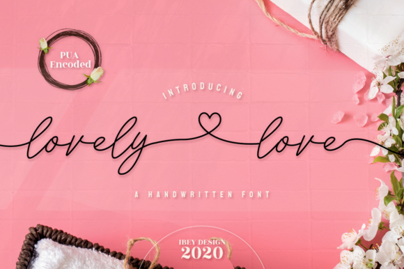 Creativefabrica Lovely Love Font 2021 слив курса