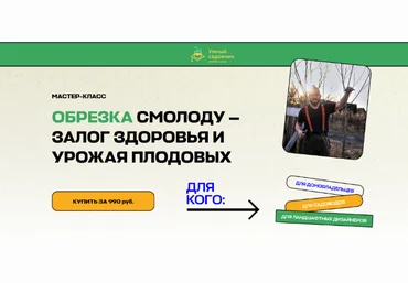 Дмитрий Звонка Умный Садовник Обрезка смолоду - залог здоровья и урожая плодовых 2025 слив