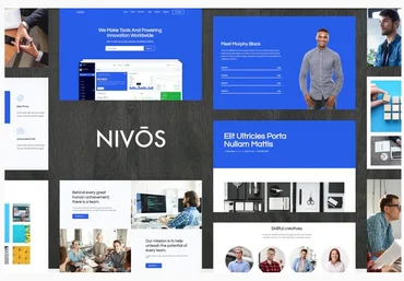 Themeforest Nivos - Software Company Template Kit слив