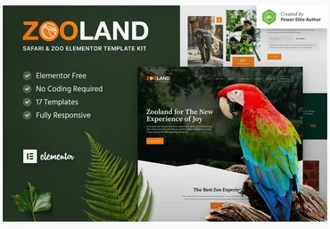 Themeforest Zooland – Safari & Zoo Elementor Template Kit скачать слив