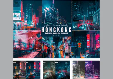 elements.envato Hongkong Photoshop Action & Lightrom Presets 2021 слив
