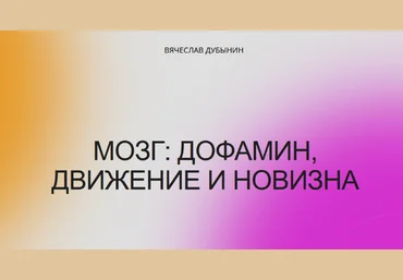 Вячеслав Дубынин Мозг: дофамин, движение и новизна 2022 слив