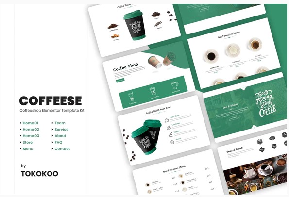 Themeforest Coffesse - Cafe & Coffee Shop Elementor Template Kit слив курса