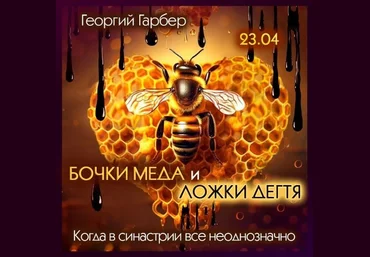 Георгий Гарбер Бочки меда и ложки дегтя. Когда в синастрии все неоднозначно 2024 слив
