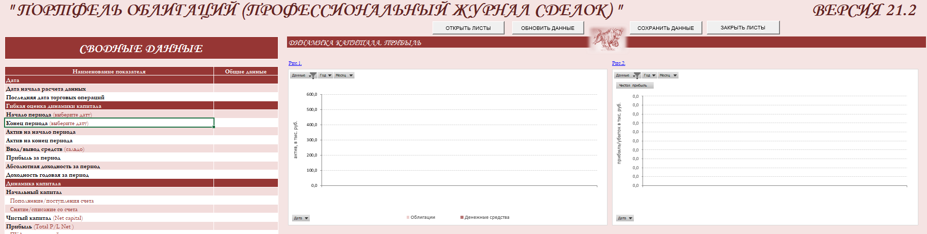 Портфель облигаций Профессиональный журнал сделок Версия 21.2 - Боярский 2015 слив курса