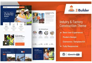 Themeforest Z-Builder - Construction Elementor Template Kit скачать слив