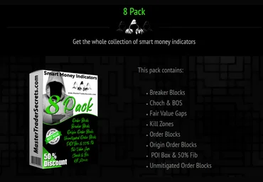 MasterTraderSecrets Коллекция из 8 индикаторов Smart Money 2023 слив