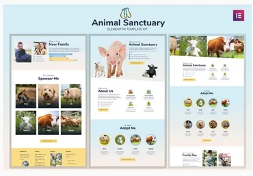 Themeforest Animal Sanctuary - Non-Profit Template Kit слив
