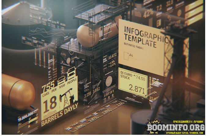 Elements.Envato Business infographics 2020 слив курса