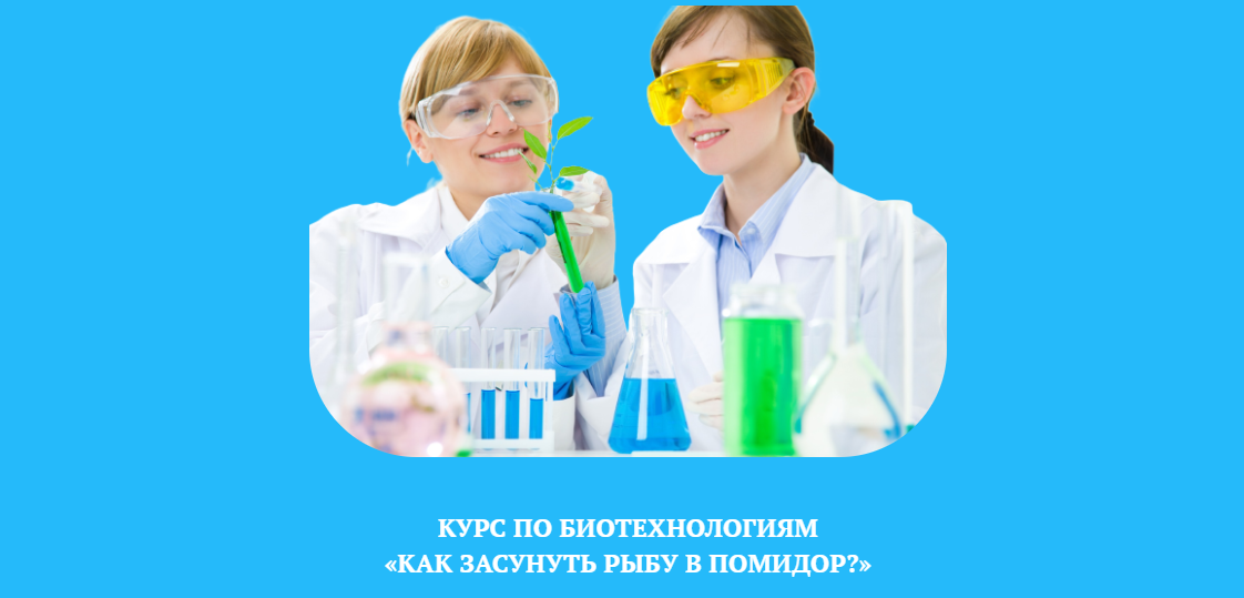 Гульнара Баязутдинова Курс по биотехнологиям для подростков «Как засунуть рыбу в помидор?» 2023 слив курса