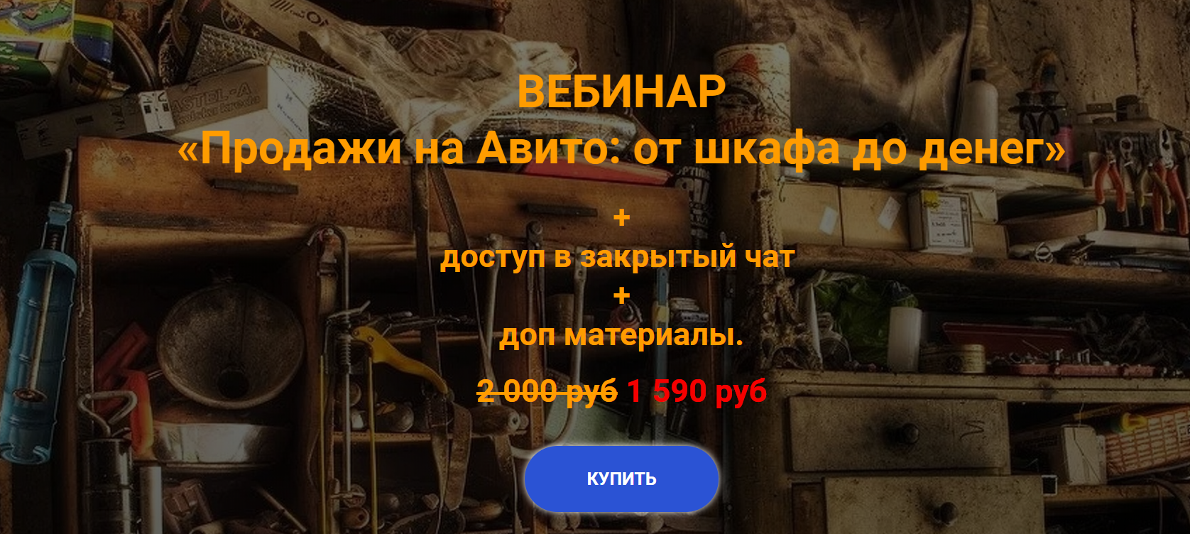 Анна Громова «Продажи на Авито: от шкафа до денег» 2020 слив курса