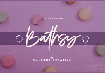 Creativefabrica Bathsy Font слив