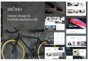Themeforest Bromo - Interior Design Portfolio Template Kit слив